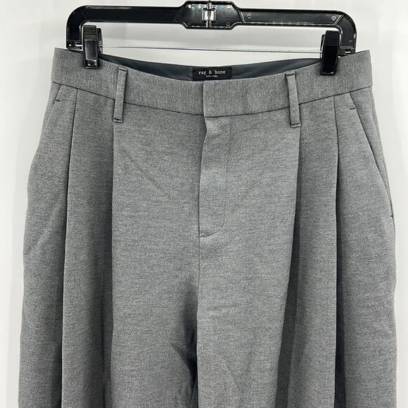 Rag & Bone Women's Cecily Ponte Pant Barrel Leg - Charcoal - 4 - NWT - Picture 9 of 11